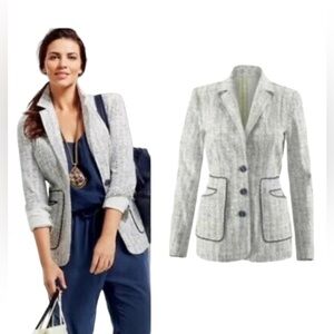 Cabi Black and White Carol Anderson By Invitation Code Blazer Jacket Nwt